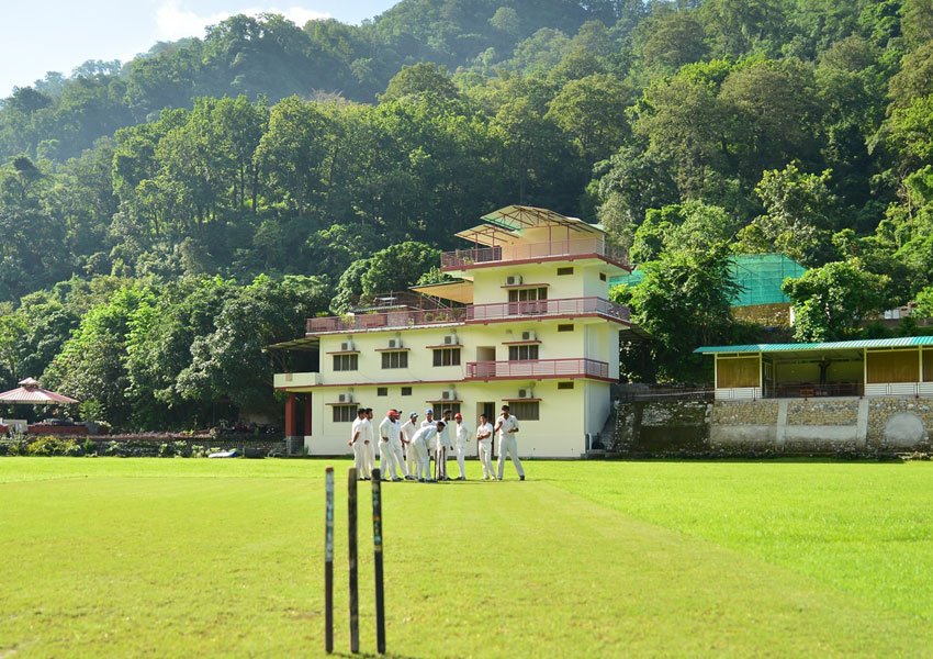 Swing into Action at Cricket Ground in Corbett
